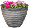 Headwind Ironstone Woodsdale Planter, 10", Dusted Pearl, 1 Pack by Headwind