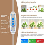 Kullsinss 3.5in Halo Plant Lights for Indoor Growing, 48 LEDs Full Spectrum - Image 5