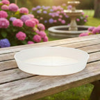 Saucer 12 Inch (10.1 Inch Base) Clear Plastic Case of 10 - Image 5