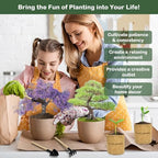 LUOJIBIE Bonsai Tree Kit, Complete Bonsai Starter Growing Kit, Christmas Birthday Gifts for Women Men Mom Dad Girls Boys, Gardening Gift for Plant Lovers, White Elephant Gifts for Adults - Image 6