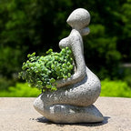 Face Planter Pot Head Planter for Outdoor Indoor Unique Garden Decor - Image 2