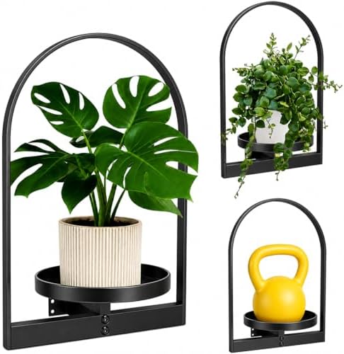 Black Picture Frame Wall Planters for Indoor Plants, 30 LBS, 3 Pack by SELFIECAT