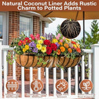 Legigo 4 Pack Trough Coco Liners for Planters- 36 Inch Window Box Liners - Image 3
