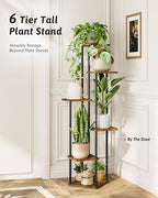 GENTINGBRO Corner Plant Stand Indoor Tall Plant Shelf - Image 3