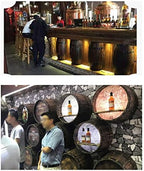 Oak Wine Barrel Oak barrels, resin and metal faucets store wine and spirits. A variety of capacity, oak wine barrels, beer, wine barrels, bars, solid wood barrel ornaments, exhibition wedding props - Image 4