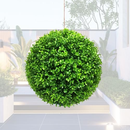 Faux Decorative Balls Dia 24in, Decorative Faux Dried Moss Balls, Artificial Grass Plastic Flower Plant, Garden Spheres Outdoor, Small Artificial Plants, Indoor/Outdoor Wedding Party Decor by ATYUJKB
