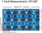 Blue Gold Upholstery Fabric, Marble Abstract Art Fabric by The Yard, Marble Texture Decorative Fabric for Upholstery and Home Accents, Blue Ombre Watercolor Quicksand Outdoor Fabric, 10 Yards - Image 5