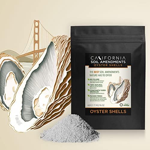 The Bud Grower | California Hot Soil Premium Oyster Shell Flour | 6 lbs of Fine Powder 100% Organic Oyster Shell Flour | All-in-One Grow Tent Kit's & Supplies by TheBudGrower