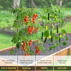 RIFNY Cucumber Trellis for Raised Bed, Garden Trellis 16.5 x 60 Inch, Green - Image 2