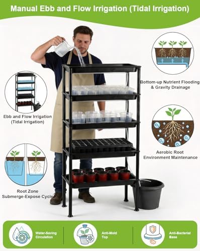 RooTrimmer 5-Tier Hydroponics Growing System, Plant Stand - Image 4