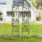 aboxoo 2-Pack Hummingbird Metal Garden Trellis for Climbing Plants - Image 6