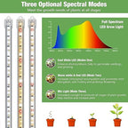 Kullsinss 16in Grow Light Strips, 4-Bar 240 LEDs Full Spectrum Plant Light - Image 5