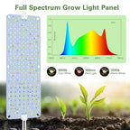 100W Full Spectrum Grow Lights Panel for Indoor Plants - Image 2