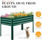 King Bird Large Raised Garden Bed with Legs 48×24×32 in - Image 4