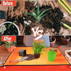 1pcs Planting Mat Gardening Potting Pad Foldable Garden Plant Flower Pot Transplanting Waterproof Mats for Indoor Plant Repotting(Yellow thickened-100x100cm) - Image 5