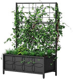 Zhongma Sturdy Raised Garden Bed with Trellis (15.75 x 35.43 x 48.8 in) for Vegetables Flower, Planter Box for Backyard Patio Balcony - Image 7