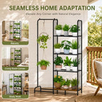 Honkazita 4 Tiered Plant Stand Indoor Outdoor with Dividers - Image 4