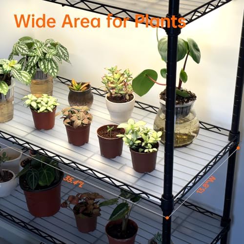 Bstrip 3-Tier Indoor Greenhouse with Grow Light, 35.4x13.8x59in - Image 6