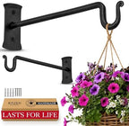 RTZEN Plant Hangers Outdoor or Indoor Heavy Duty Wall Bracket Hooks by RTZEN