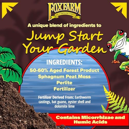 FoxFarm Happy Frog Potting Soil with 2 Plant Tags, 12qt (2 Pack) - Image 3