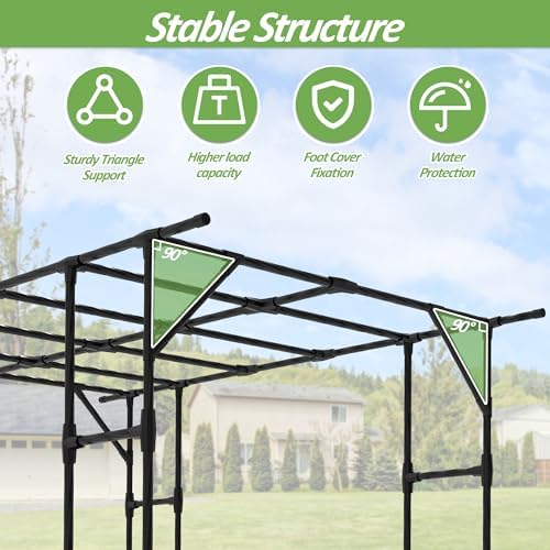 Grape Vine Trellis,Heavy Duty Metal Plant Support Trellis-96L*62W*79H in - Image 4