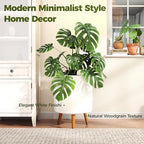 Bamworld Self Watering Pots for Indoor Plants with Water Level Indicator - Image 3