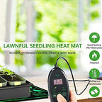 Seedling Heat Mat with Thermostat Controller, 20x10in - Plant Heating Pad for Seed Starting, Efficient Seedling Heat Pad(us Plug) - Image 2