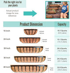 LaLaGreen Outdoor Wall Planter - 8 Pack, 30 Inch Large Metal Basket with Coco Liner, Long Window Flower Box Deck Railings Hanging Horse Trough Balcony Plant Pot Garden Fence Balcony Patio Rail - Image 5