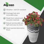 Algreen Products Vase Planter - Drainage Hole - 12 x 12 x 20.5 in - Resin - Image 5