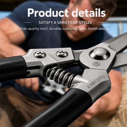 Goat Hoof Trimmers Sheep Shears Kit Pruning Inside Pipe Cutter -Multi Purpose Garden Supplies Farrier Tools Horse Grooming and Cutting for Livestock– Silver (1 Pack) - Image 6