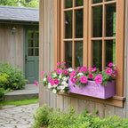 Personalized Cedar Window Planter Box – Custom Engraved Wooden Railing Flower Pot for Indoor or Outdoor Use, Handmade in USA - Image 4