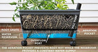 Emsco Group City Picker Raised Bed Grow Box – Self Watering and Improved Aeration – Mobile Unit with Casters - Slate - Image 4