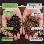 Rosy Soil Garden Mix Biochar Potting Soil for Outdoor Plants, 8 Quart - Image 3