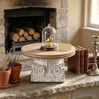 SOFE Rustic 6 Inch Tall Pedestal Stands, Wooden Display Riser - Image 4