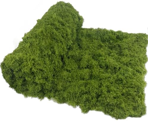 ACRYCS Fake Moss Rug Dark Green 39" x 79" Faux Moss for Table Runner Decorating Artificial Grass for Indoor Plants Wall Crafts DIY Table Centerpieces Fairy Woodland Garden Floral Wedding 100x200cm by Unknown