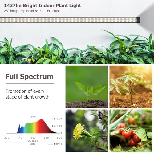 STERREN Plant Floor Lamp for Indoor Plants, Full Spectrum Grow Light - Image 2