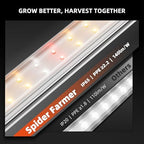 Spider Farmer 2FT T5 LED Grow Lights for Indoor Plants, 5000K 3000K 660nm Full Spectrum 80W (4x20W), IP65 Waterproof Linkable LED Plant Light Strips, 4-Pack for Seed Starting Hydroponics - Image 5