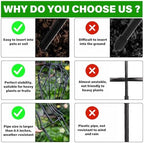 Metal Garden Trellis for Climbing Plants – 29.5" Durable Support - Image 6