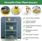 30 Pack 14 Inch Plant Saucer Clear Plant Saucers for Outdoors Plant Drip Trays Extra Large Plant Saucer Dish Plant Pot Saucers Planter Trays for Outdoor Plants Bulk - Image 5
