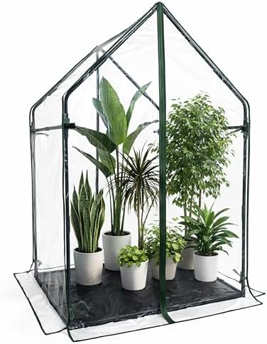 Gardzen Mini Greenhouse with Waterproof Bottom 36.2"(L) x36.2(W) x59.5(H) by Gardzen
