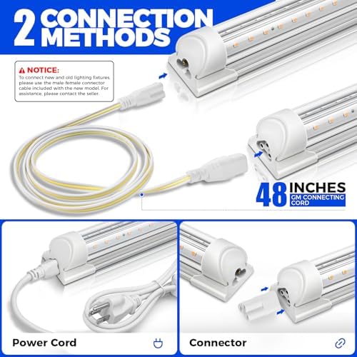 Barrina T8 Plant Light, 2FT 24W Full Spectrum Led Grow Lights, 6 Packs - Image 6