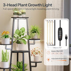 HOOBRO Plant Stand Indoor with Grow Lights, 7-Tier 47.2" Plant Shelf - Image 5
