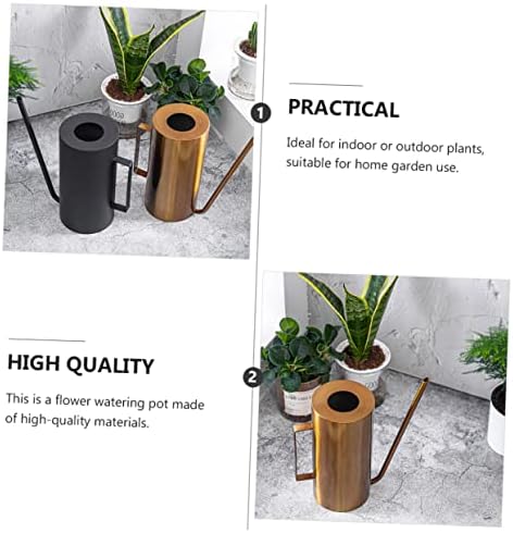 POPETPOP Large Capacity Stainless Steel Watering Can Spray Bottle for Plants Indoor - Image 7