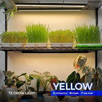 Barrina T5 LED Grow Lights, 2FT Yellow, Black Cover, Linkable, 2 Packs - Image 3