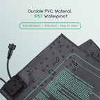 LUXBIRD 4 Pack Seedling Heat Mats with Digital Thermostat Controller, 10" x 20.75" Waterproof for Seed Starting, Germination, Hydroponics, Brewing, Breeding, Greenhouses (LB-HT04) - Image 5