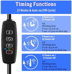 Grow Lights for Indoor Plants,Plant Growing Lights with Auto On Off Timer - Image 4
