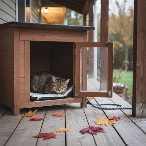 Farm Innovators Model HM-60S Small 13-Inch by 19-Inch Plastic Heated Pet Mat with Fleece Cover, 60-Watt, Black - Image 7
