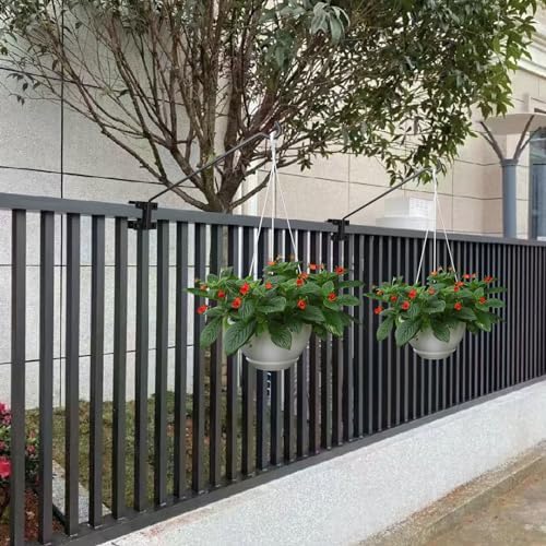Heavy Duty Deck Hooks for Hanging Plants, Extension, Fence Hook for Flower Baskets, Bird Feeders, Wind Chimes, Outdoor Lights - Image 5