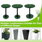 Axcoix Plant Risers for Inside Pots, 12-21" Rise Wooden Planter Inserts - Image 2