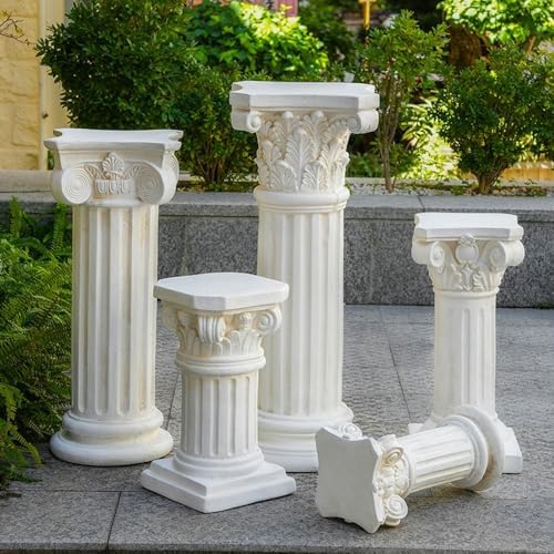 Magnesium Oxide Greek Column Pedestal, Roman Style Pillar(55cm-21.7in) - Image 6
